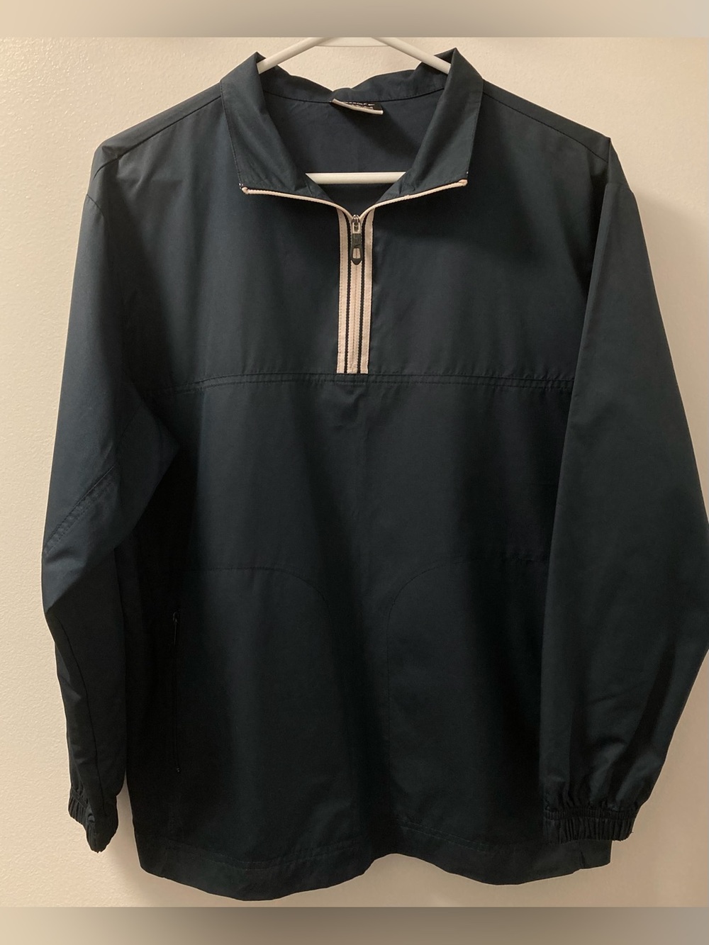 Youth Nike Golf Fit Storm Half-Zip Windbreaker in Navy Blue - Size L (14-16)